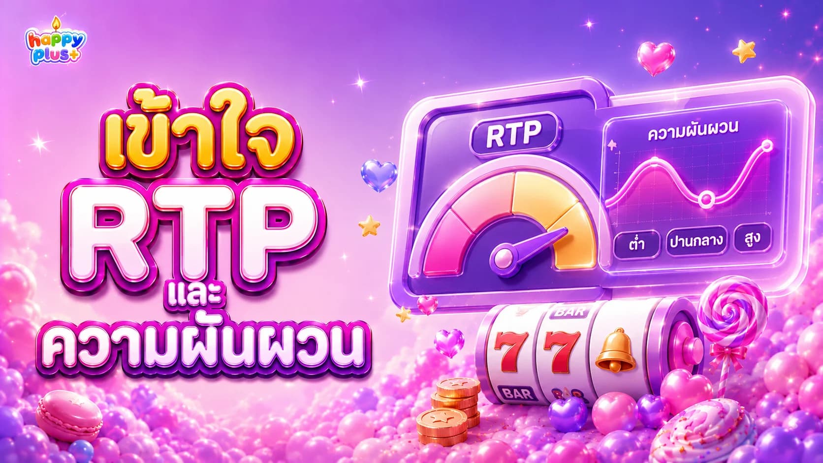 RTP และความผันผวนของสล็อตต่างกันอย่างไร?